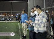 در شب فینال مسابقات مینی فوتبال محلات شهر برازجان؛  پرواز  تیم فوتبال محله حسین آباد بر فراز شهر برازجان+تصاویر