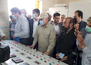 در اولین روز از هفته دولت در دشتستان انجام شد؛  افتتاح ایستگاه پمپاژ آبیاری تحت فشار سعدآباد/آغاز عملیات اجرایی شبکه آبیاری تحت فشار شبانکاره آغاز