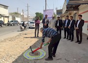   4 پروژه  عمرانی شهرداری برازجان در هفته دولت کلنگ زنی شد+ تصاویر