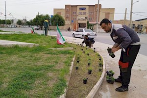 شبانکاره ای ها با نهال و گل به استقبال نوروز رفتند