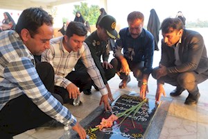 غبار روبی و عطر افشانی قبور شهدای روستای دهقاید  برگزار شد+ تصاویر