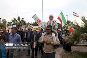 راهپیمایی ۲۲ بهمن در بوشهر