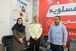 معاونت اجتماعی فرماندهی انتظامی شهرستان دشتستان با نماینده و پرسنل روزنامه پیام عسلویه در دشتستان دیدار کرد