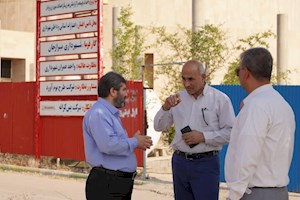 معاون استاندار بوشهر از روند پیشرفت سالن شهید سلیمانی برازجان بازدید کرد+ تصاویر