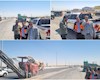 بهسازی آسفالت پل روگذر و سه‌راهی شهر چغادک آغاز شد