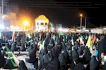 گزارش تصویری/ برازجان در شب اول محرم؛ میدان حافظ در سوگ امام حسین (ع)