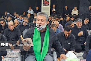مراسم قرائت زیارت حضرت عباس (ع) در دیر برگزار شد