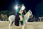 گزارش تصویری 2/ قاب‌هایی از تعزیه باشکوه عاشورا در نظرآقا