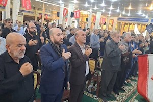مراسم عزاداری امام شهید امت در مصلای جمعه بوشهر برگزار شد