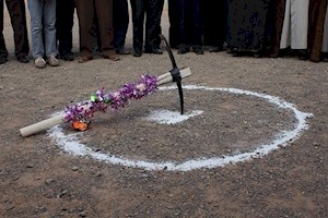 آغاز ساخت مدرسه ۶ کلاسه در برازجان با حضور وزیر راه و شهرسازی