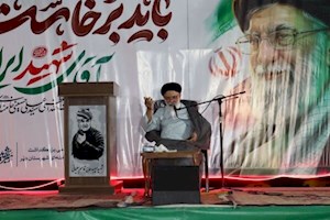 امام جمعه دیّر: حضور مردم در صحنه مصداق عمل صالح است
