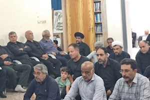 مراسم سوگواری سالروز شهادت امام رضا(ع) در گناوه برگزار شد