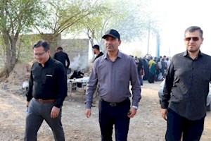 پیاده روی «حرم تا حرم» در بخش کاکی برگزار شد