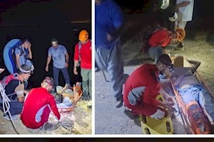 سقوط پاراگلایدر در ارتفاعات دشتستان