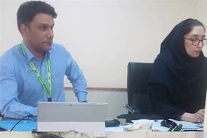 نصب و راه‌اندازی سامانه ارتباطی «ICS» در ایستگاه هواشناسی عسلویه