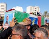 تشییع باشکوه پیکر شهید نیروی هوافضا با حضور پرشور مردم قدرشناس بوشهر