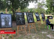   نمایشگاه بزرگ نقاشی در بوستان خضرای آبپخش برگزار شد+ تصاویر