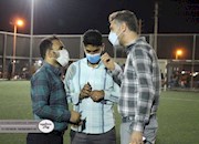 در شب فینال مسابقات مینی فوتبال محلات شهر برازجان؛  پرواز  تیم فوتبال محله حسین آباد بر فراز شهر برازجان+تصاویر