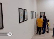   برپایی نمایشگاه کاریکاتور ضربان زمین کاری از هنرمند دشتستانی در بوشهر 