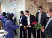   سرپرست فرمانداری دشتستان با پرستاران بیمارستان شهید گنجی و مهر برازجان دیدار کرد+ تصاویر 