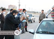   آئین بدرقه از  مسافران نوروزی توسط شهردار برازجان برگزار شد+ تصاویر