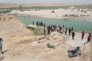 غرق شدن یک نفر در رودخانه دهقائد+جزییات خبر و تصاویر